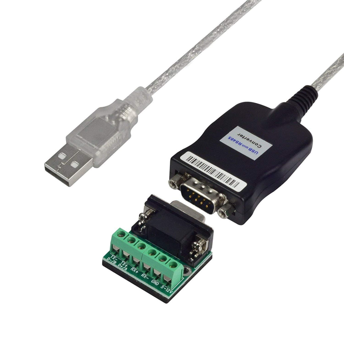 Cabo Conversor USB 2.0 Serial Db9 9 Pinos para RS-485 Chip