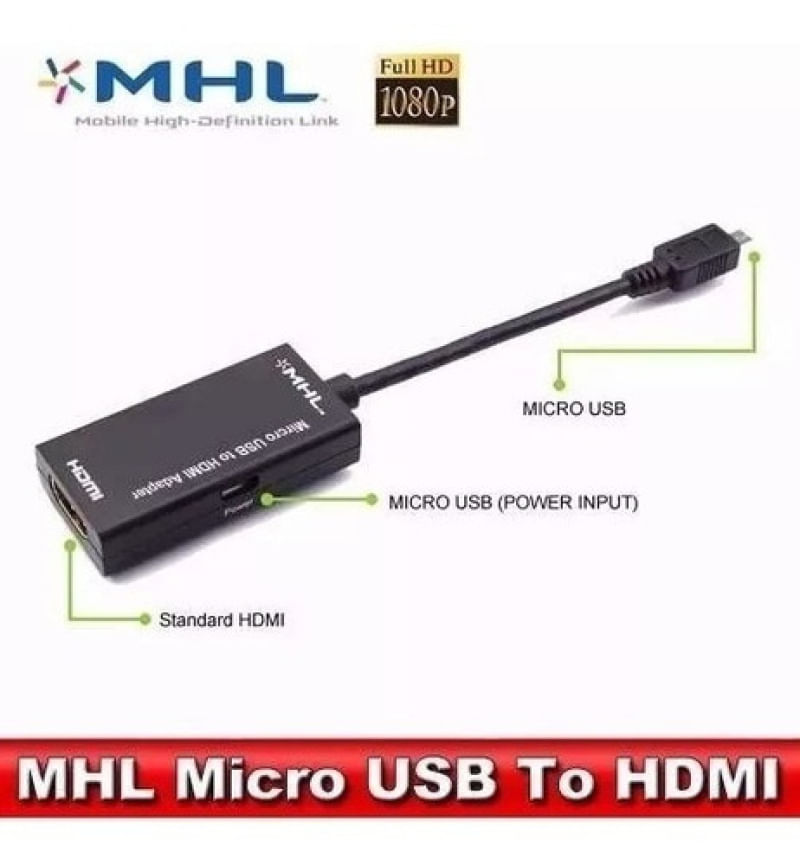 Cabo Adaptador V8 Micro Usb Para Hdmi Mhl -  Promoção