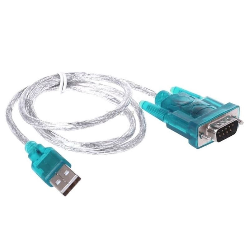 Cabo Adaptador USB 2.0 para Serial RS232 Macho DB9 9 pinos