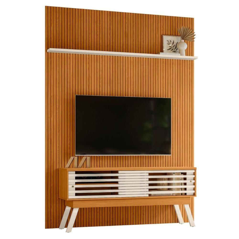 Home Painel Para Tv Valenwood Cinamomo Off White