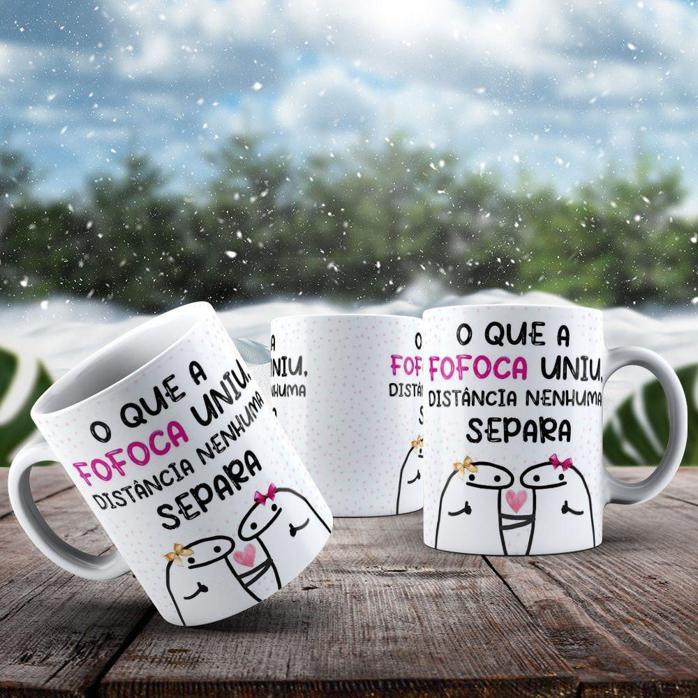 Caneca De Porcelana 325ml Flork Amizade Flork Amizade 1