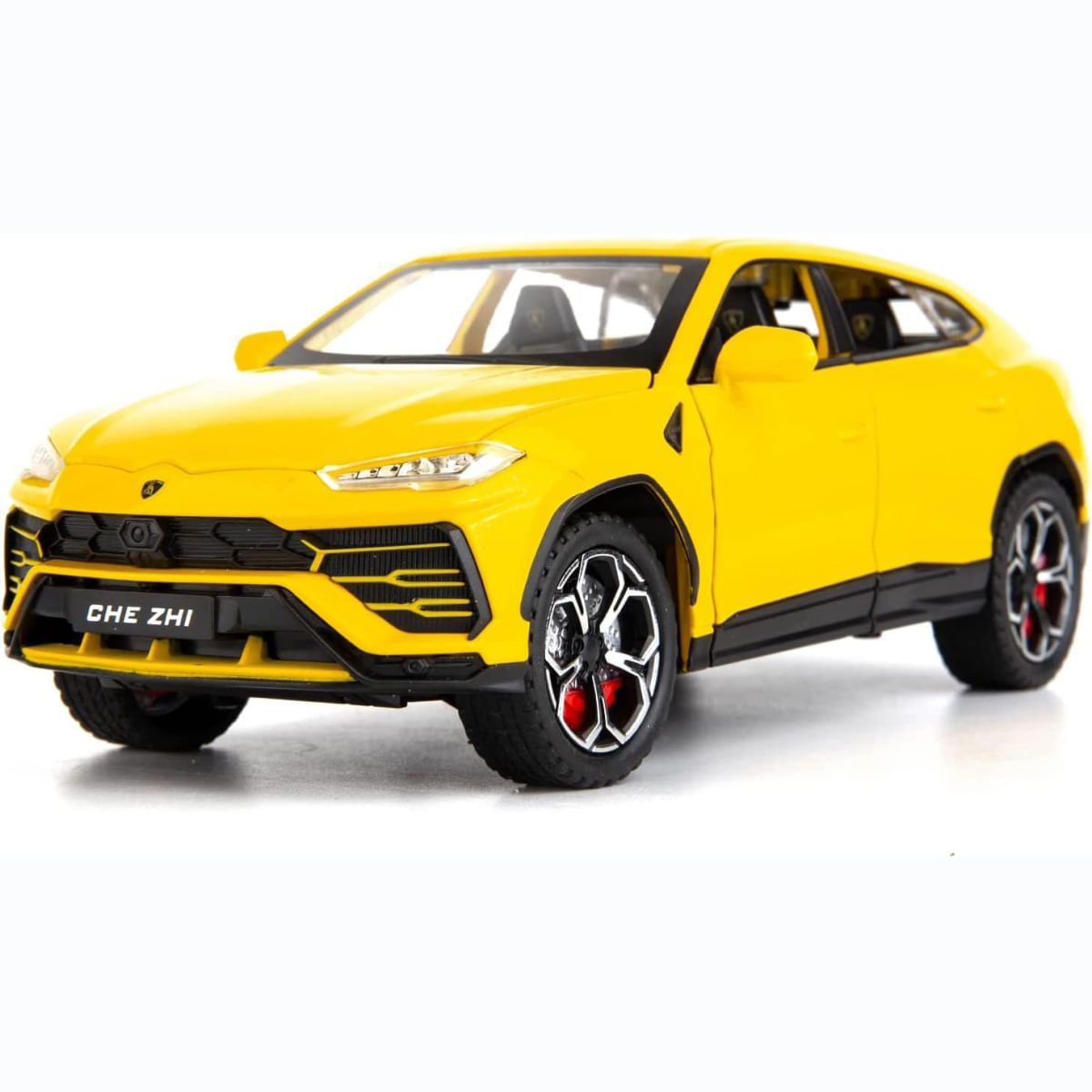 Modelo de Carro Lamborghini Urus 1:24, Brinquedo com Som e Luz, Portas Abertas
