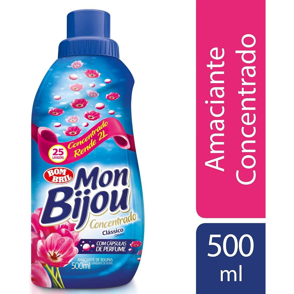 Amaciante Mon Bijou Concentrado Clássico 500ML