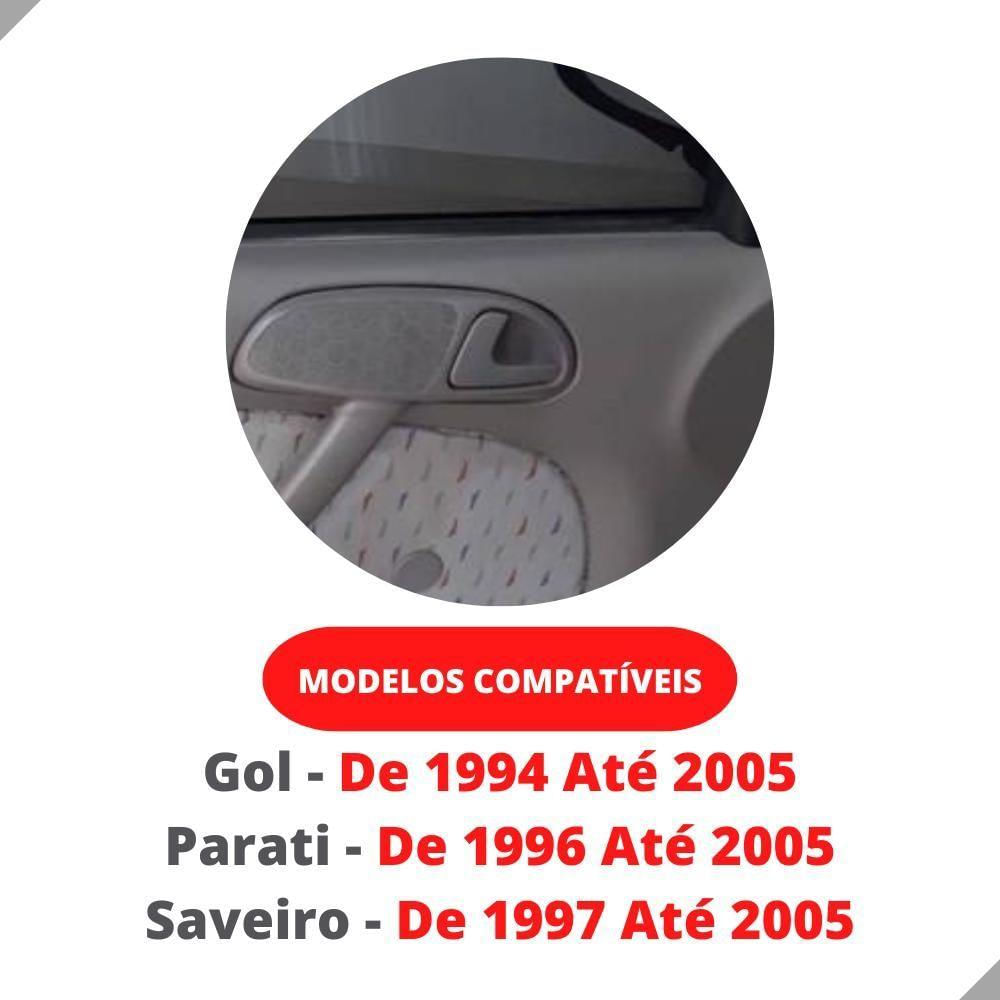 Kit 4 Maçanetas Puxador Interno Porta Gol Parati G2 G3 Metal - Un - 4 [f103]