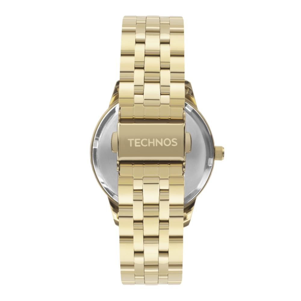 Relógio Technos Feminino Ref: 2035naf/1p Matelassê Dourado