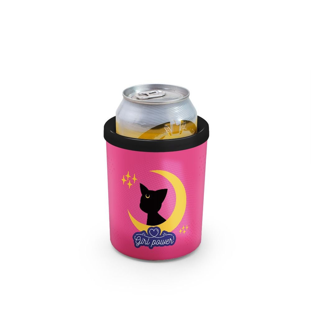 Porta Latas 350ml - GIRL POWER CAT