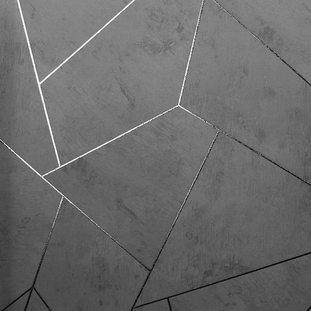 Papel de Parede White Swan Geométrico Cinza WS101304R