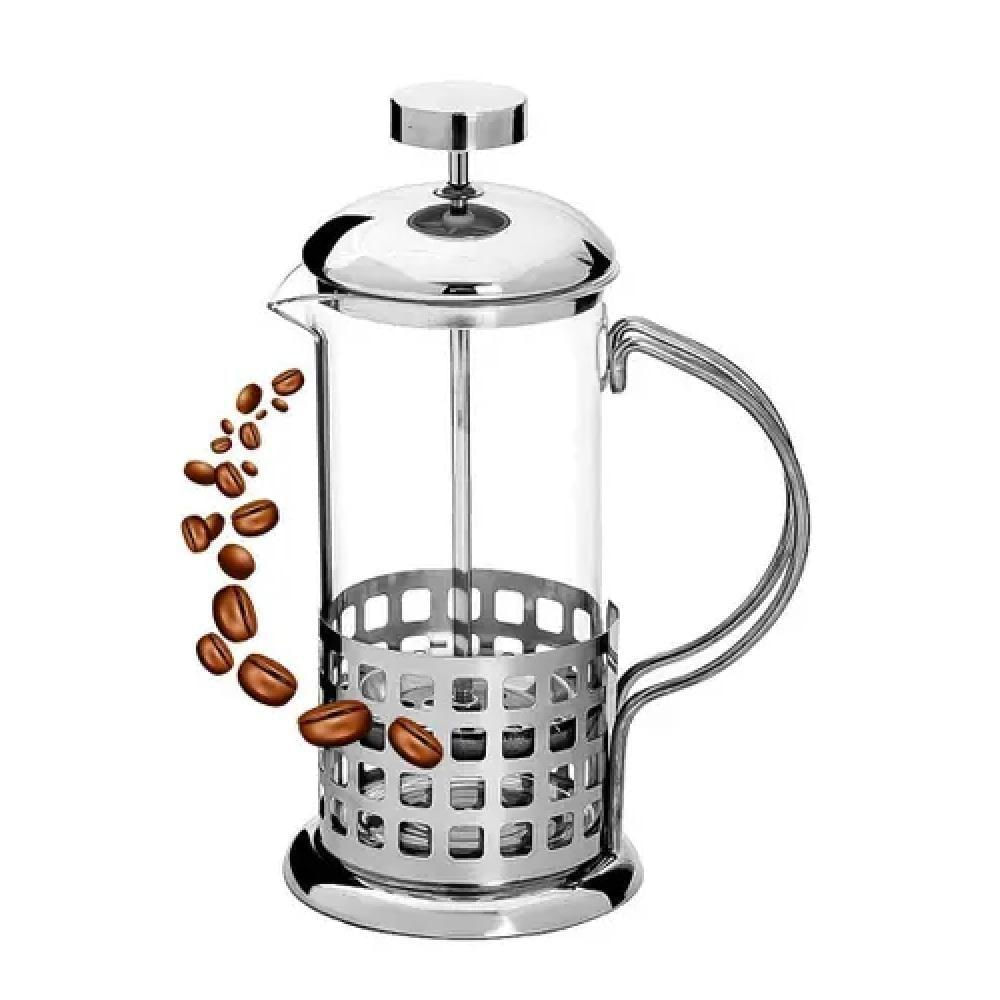 Cafeteira Francesa Chaleira Vidro Maquina Cafe 350ml Prensa Cremeira Bule French Press Inox