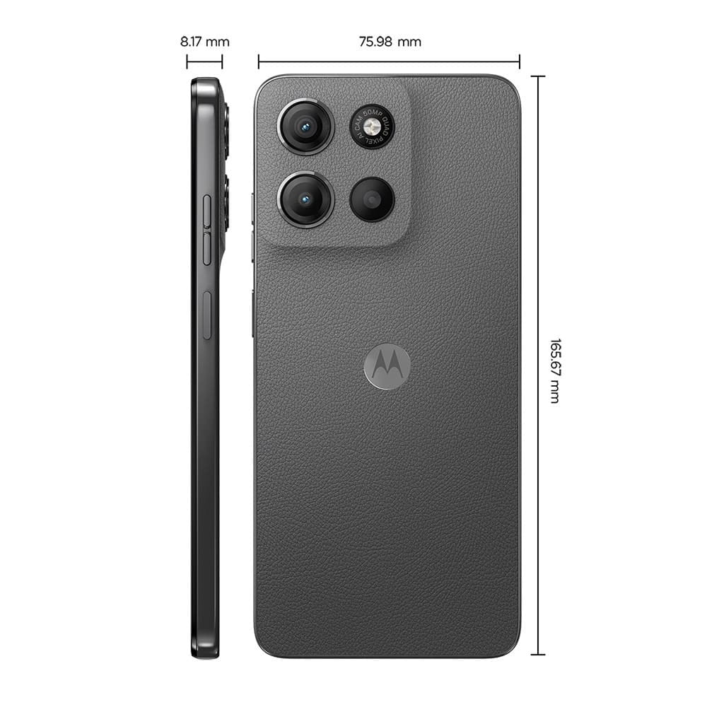 Smartphone Motorola Moto G15 256GB 12GB (4GB RAM+8GB Ram Boost) e Camera 50MP com AI e Night Vision, 5.200mAh Tela FHD+ 6.7 Grafite