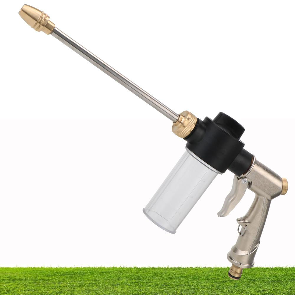 Lavador de Carro com Spray de Água e Espuma para Jardim - Ferramenta de Limpeza