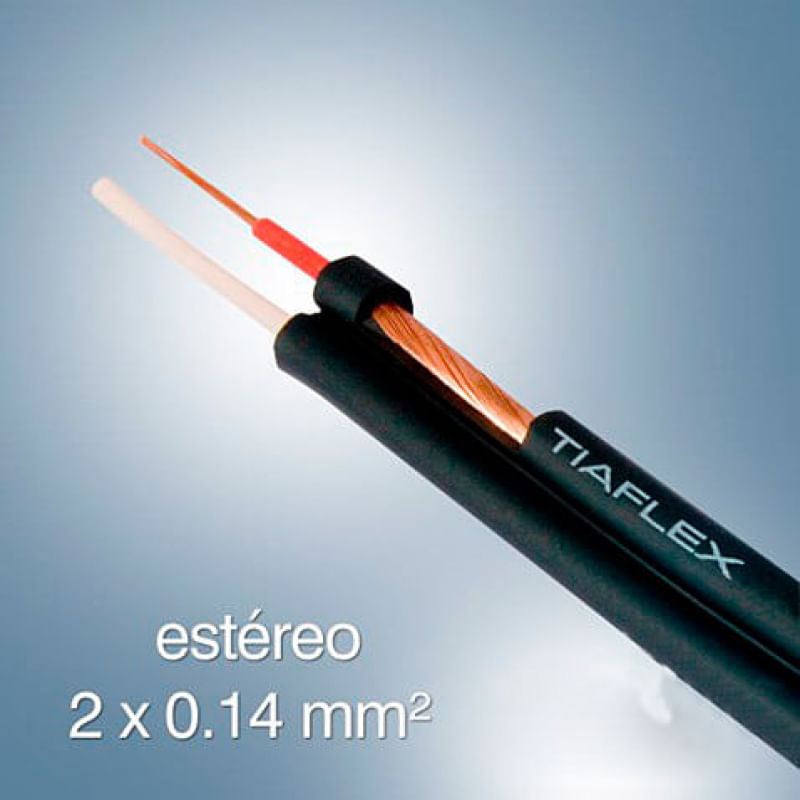 Fio Para Cabo de Áudio Estereo Philips 2x0.14mm - 90 Metros