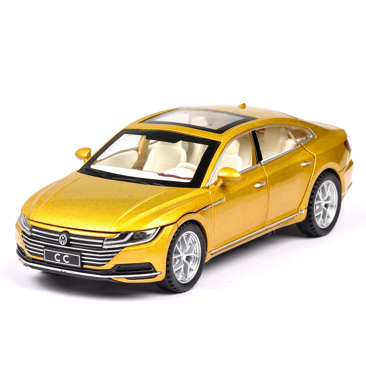 Modelo de Carro em Liga CC Escala 1:32, Carro com Luz e Som, Brinquedo para Meninos