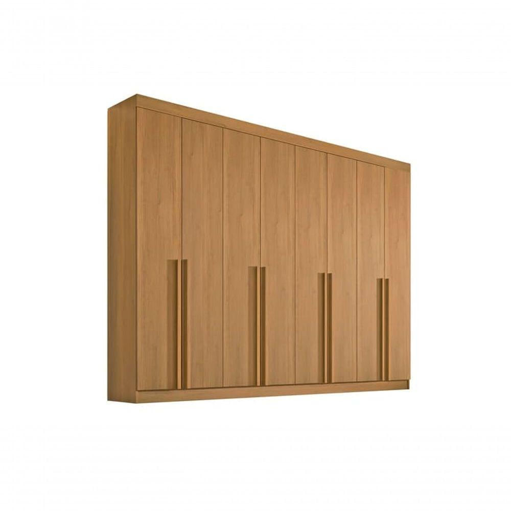 Guarda Roupa Casal 100% Mdf 8 Portas 8 Gavetas Daymont-cinamomo Móveis D'doro