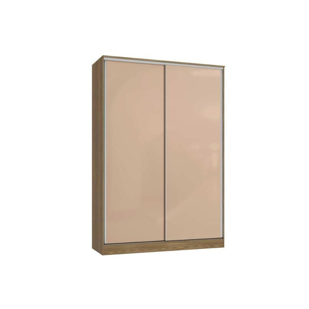 Modulado De Quarto Guarda Roupa C- 2 Portas De Correr E 2 Gavetas N537 Adapt Nogueira-macadamia