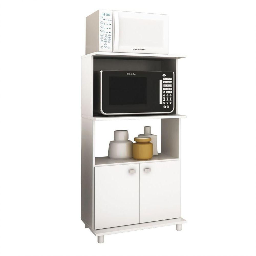 Armário Multiuso 2 Nichos 2 Portas Bl3301 Branco