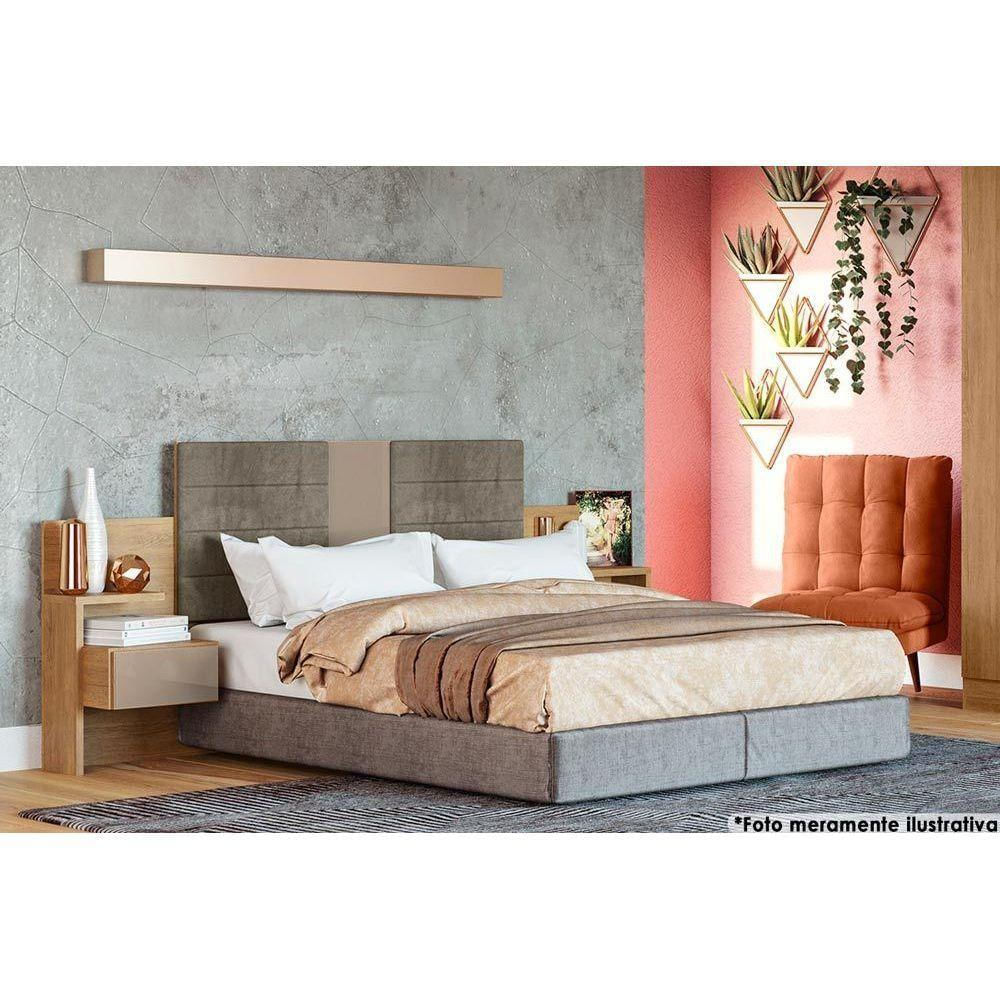 Painel Cama Box Madeirado Cor Canela Casal-queen G290 2gavs Canela - Kappesberg