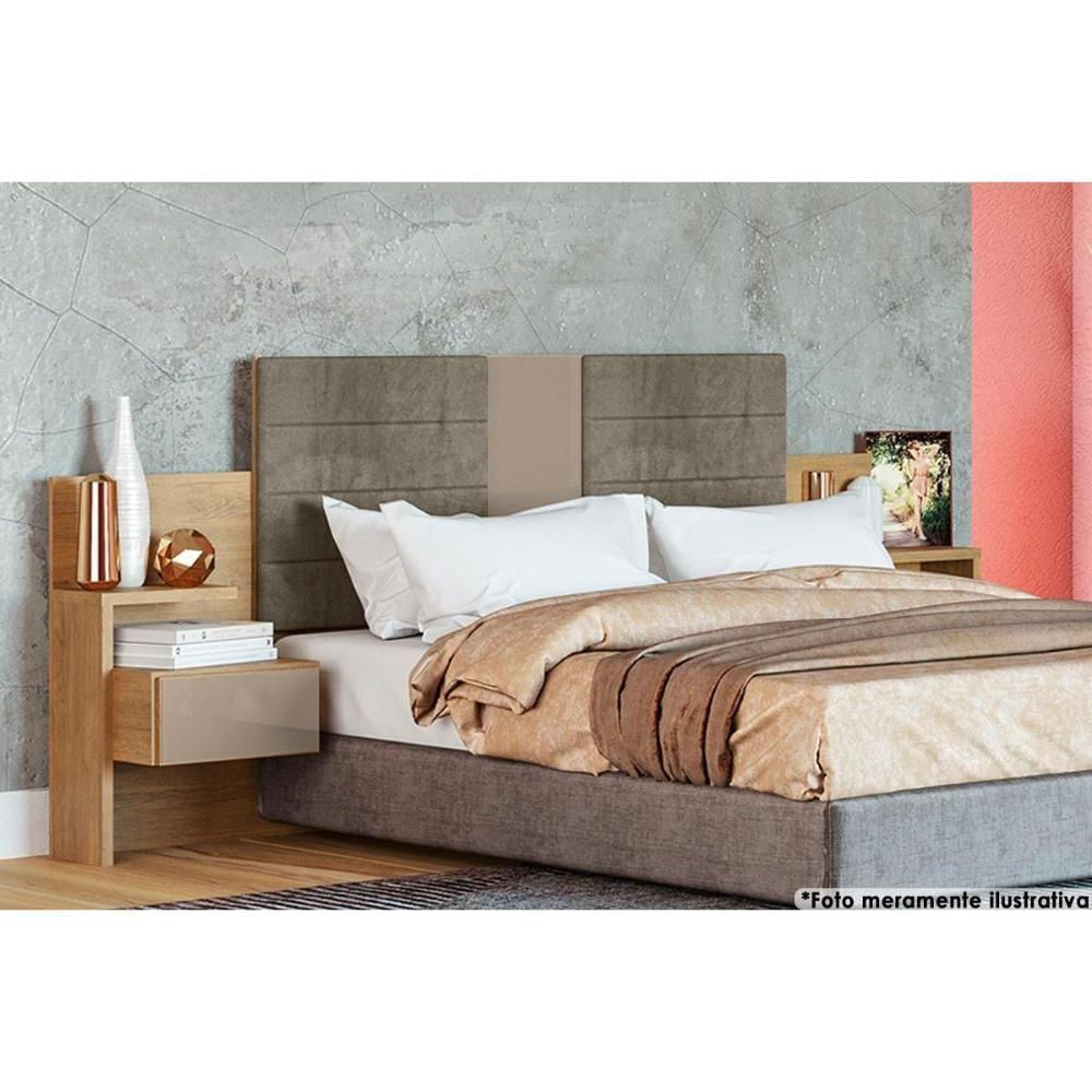 Painel Cama Box Madeirado Cor Canela Casal-queen G290 2gavs Canela - Kappesberg