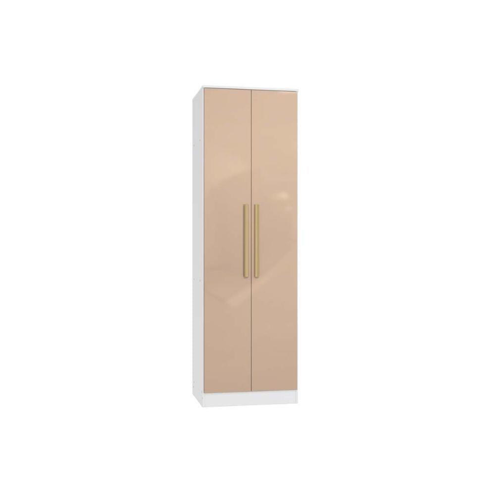 Modulado De Quarto Guarda Roupa C- 2 Portas N534 Adapt Branco-macadamia