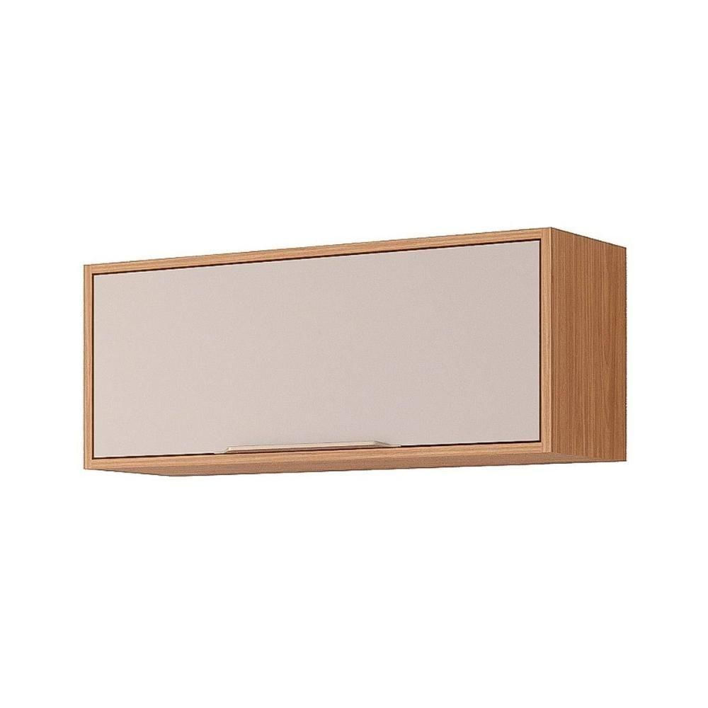 Armário Aéreo Cozinha Modulado Esplendida Geladeira Com 1 Portas Basculante 80cm Freijo-off White - Mgm