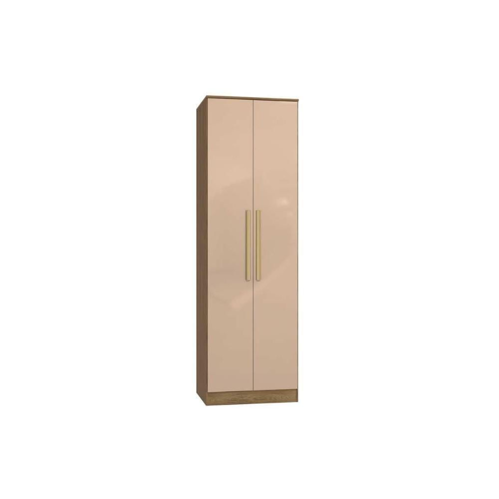 Modulado De Quarto Guarda Roupa C- 2 Portas N534 Adapt Nogueira-macadamia