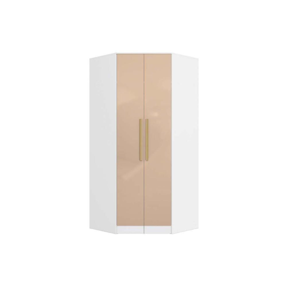 Modulado De Quarto Closet De Canto N531 C- 2 Portas Adapt Branco-macadamia