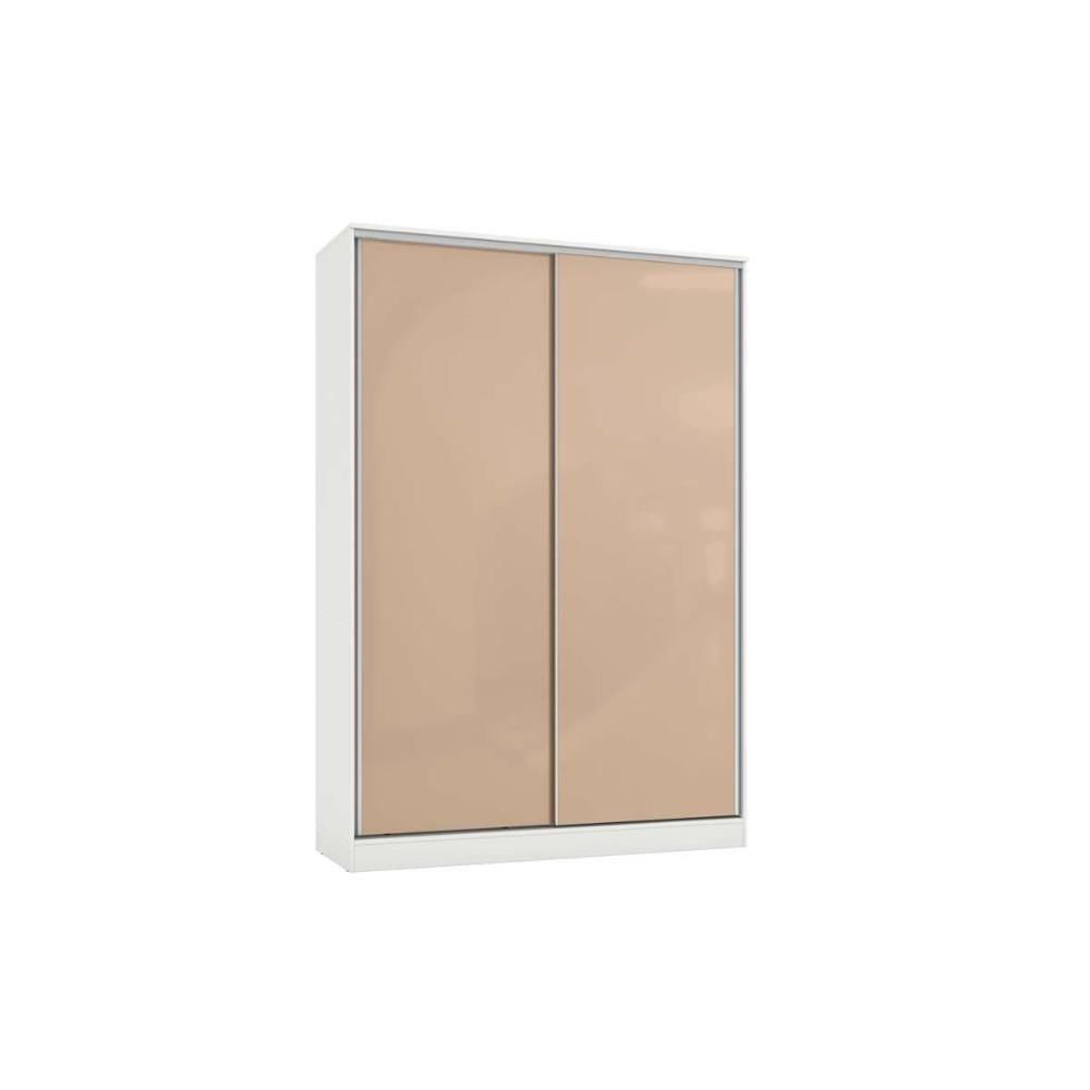 Modulado De Quarto Guarda Roupa C- 2 Portas De Correr E 2 Gavetas N537 Adapt Branco-macadamia