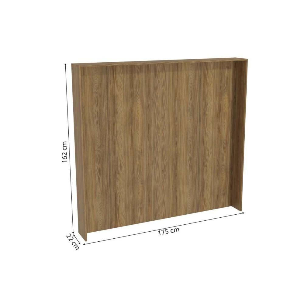 Modulado De Quarto Painel P- Ponte Adapt N546 1,62 X 1,75 Cm Nogueira