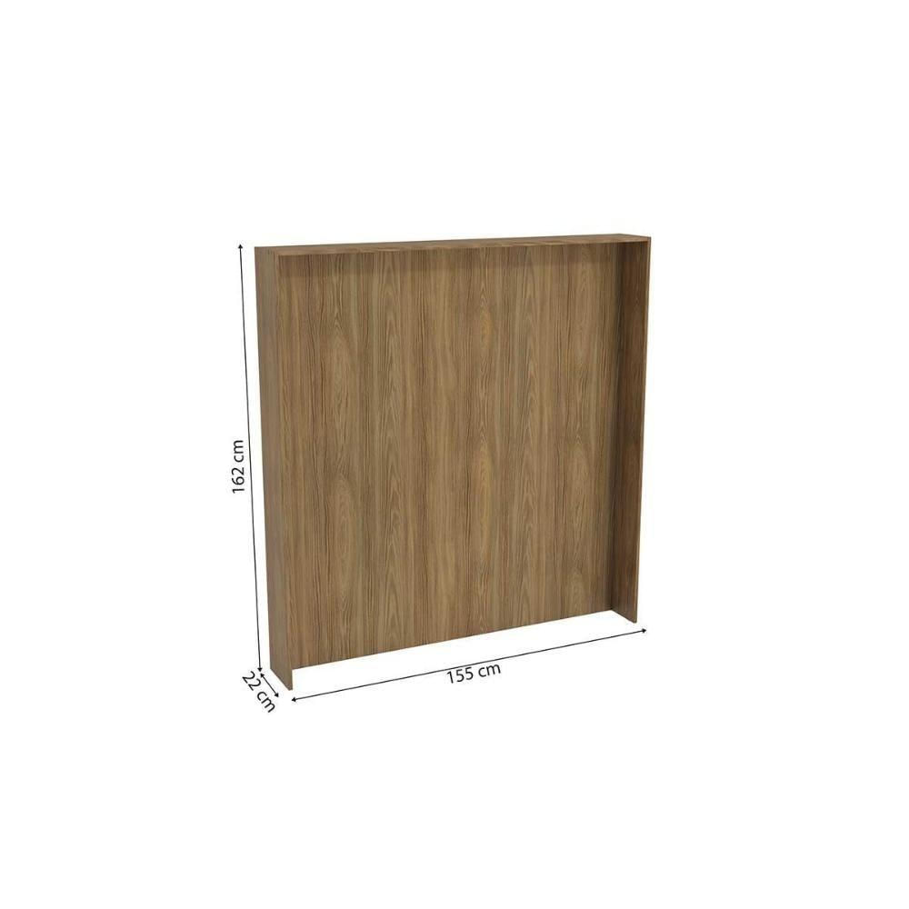 Modulado De Quarto Painel P- Ponte Adapt N545 1,62 X 1,55 Cm Nogueira