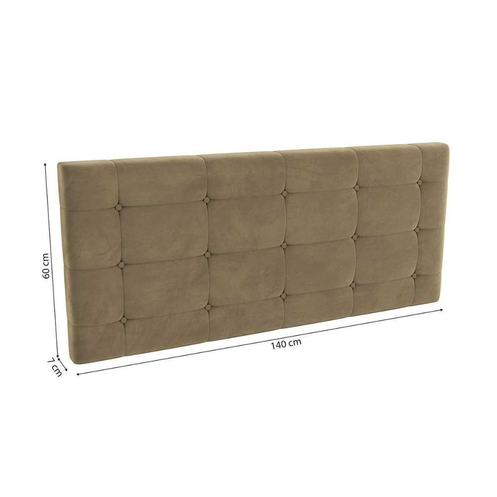 Modulado De Quarto Casal Adapt N548 Bege A036 Suede Veludo