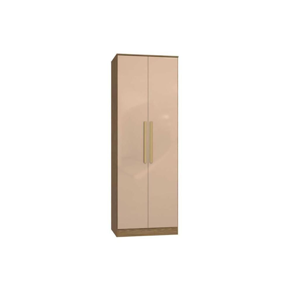 Modulado De Quarto Guarda Roupa C- 2 Portas E 2 Gavetas N535 Adapt Nogueira-macadamia