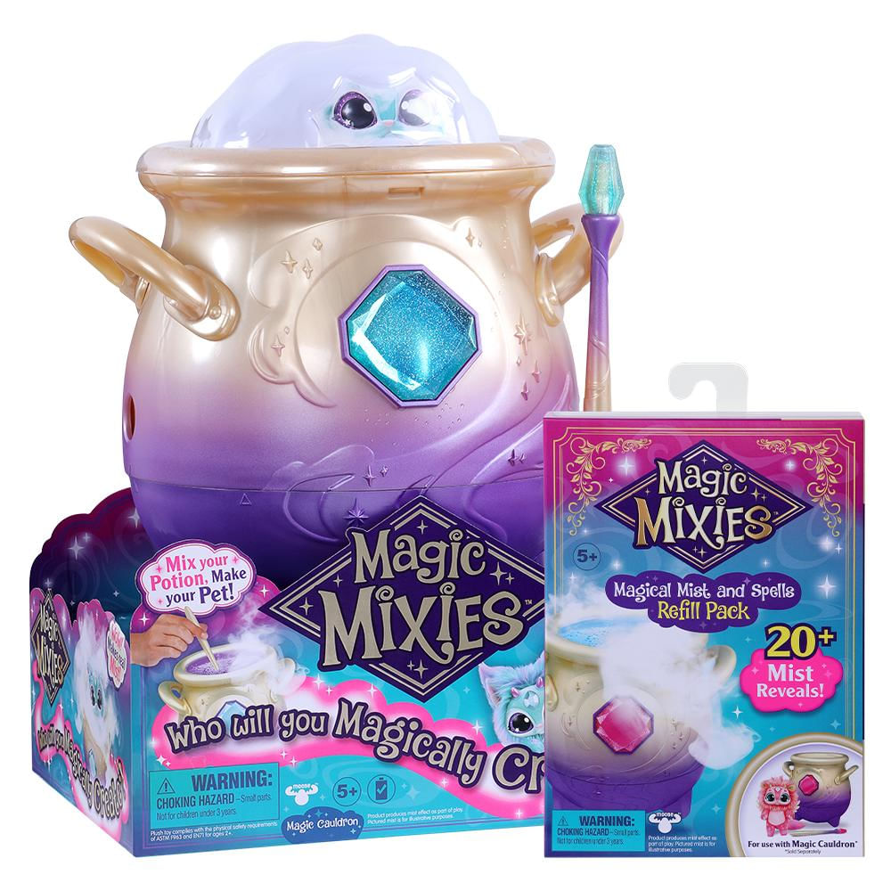 Kit Magic Mixies Caldeirão Mágico Azul + Magic Mixies Refil
