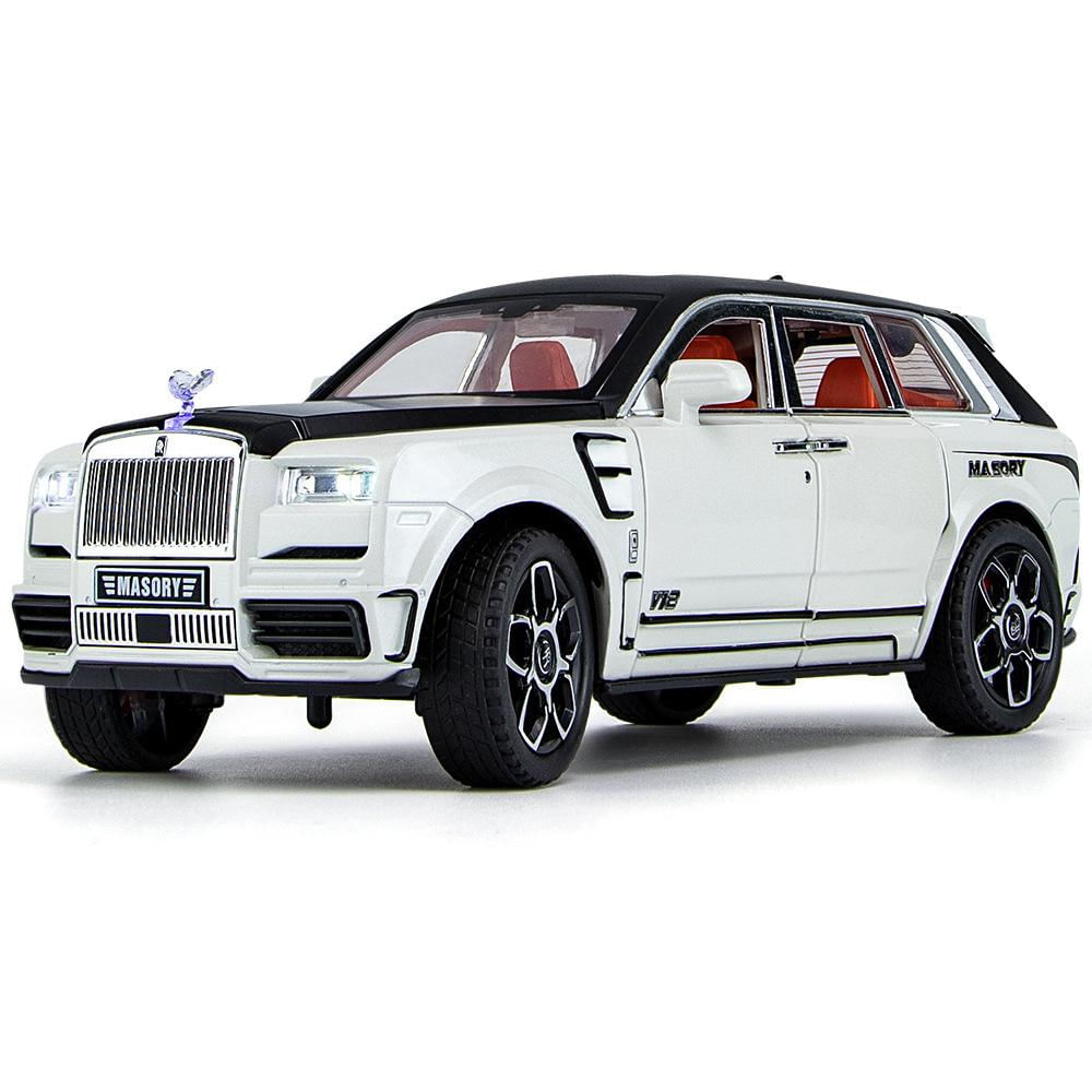 Modelo de Carro em Diecast Rolls Royce Cullinan 1/24 com Som e Luz