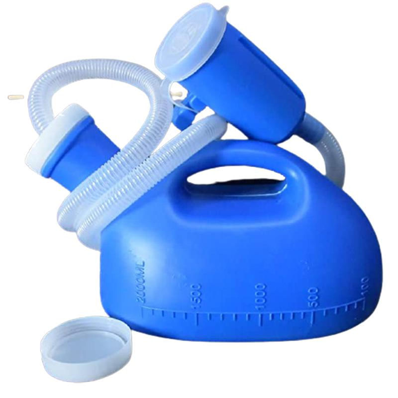 Urinal Masculino Portátil com Copo de Urina 2000 ml para Idosos