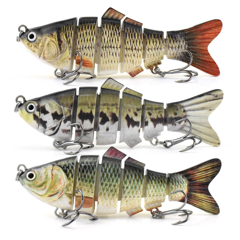 Isca Artificial Multi-Articulada de 10cm para Pesca