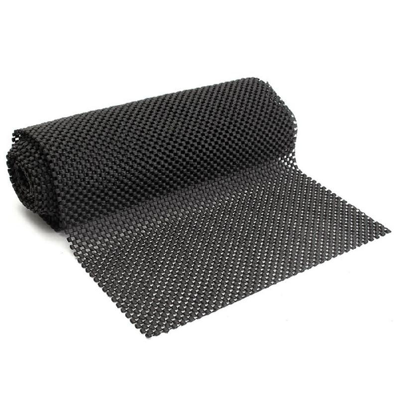1x Tapete Antiderrapante Universal Preto para Carro