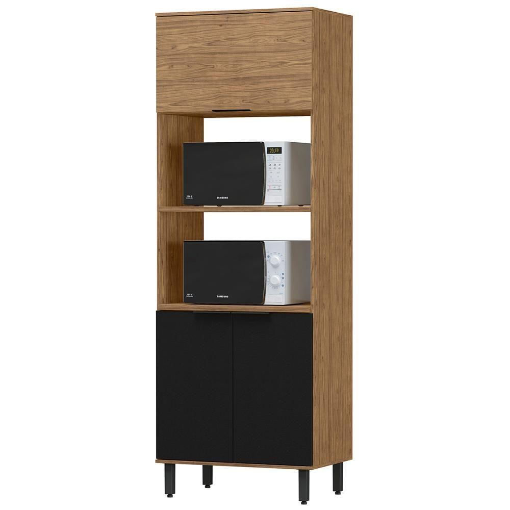 Torre Quente Mdf 3 Portas 80 Cm Tosc Tt001 Freijo Nero Mxm Freijo Nero