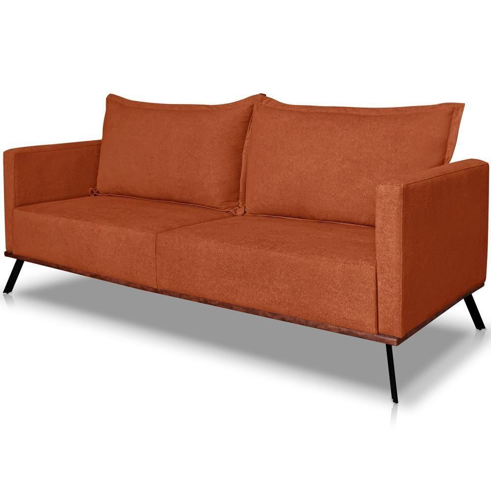 Sofa Aya 2 Lugares Para Sala De Estar 160cm Boucle 3303 Ezz 3303