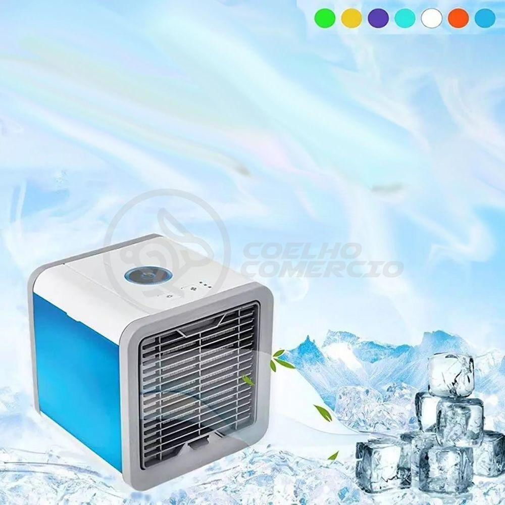 Mini Ar Condicionado Climatizador Humidificador Portátil Arctic Air Cooler 3 Velocidades