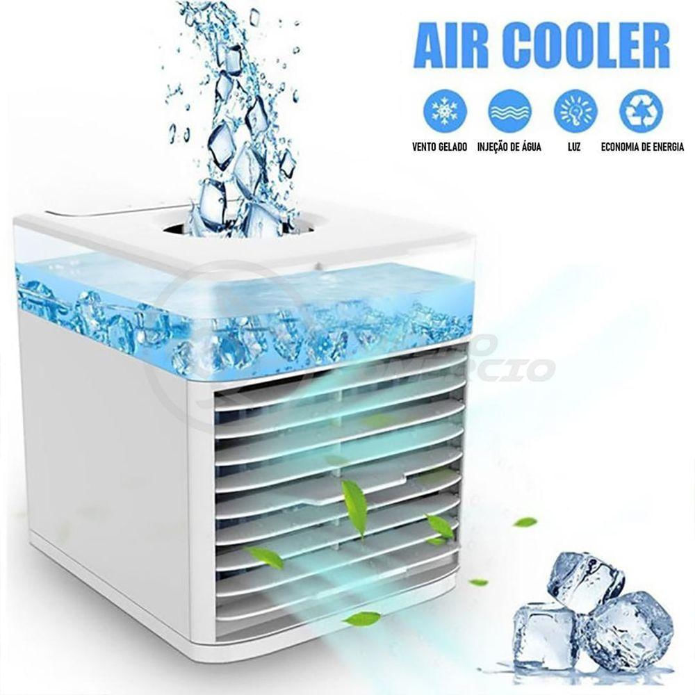 Mini Ar Condicionado Climatizador Humidificador Portátil Arctic Air Cooler 3 Velocidades