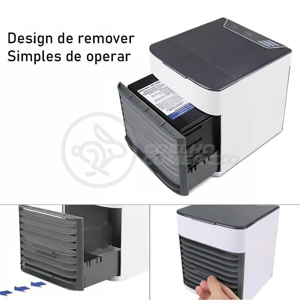 Mini Ar Condicionado Climatizador Humidificador Portátil Arctic Air Cooler 3 Velocidades