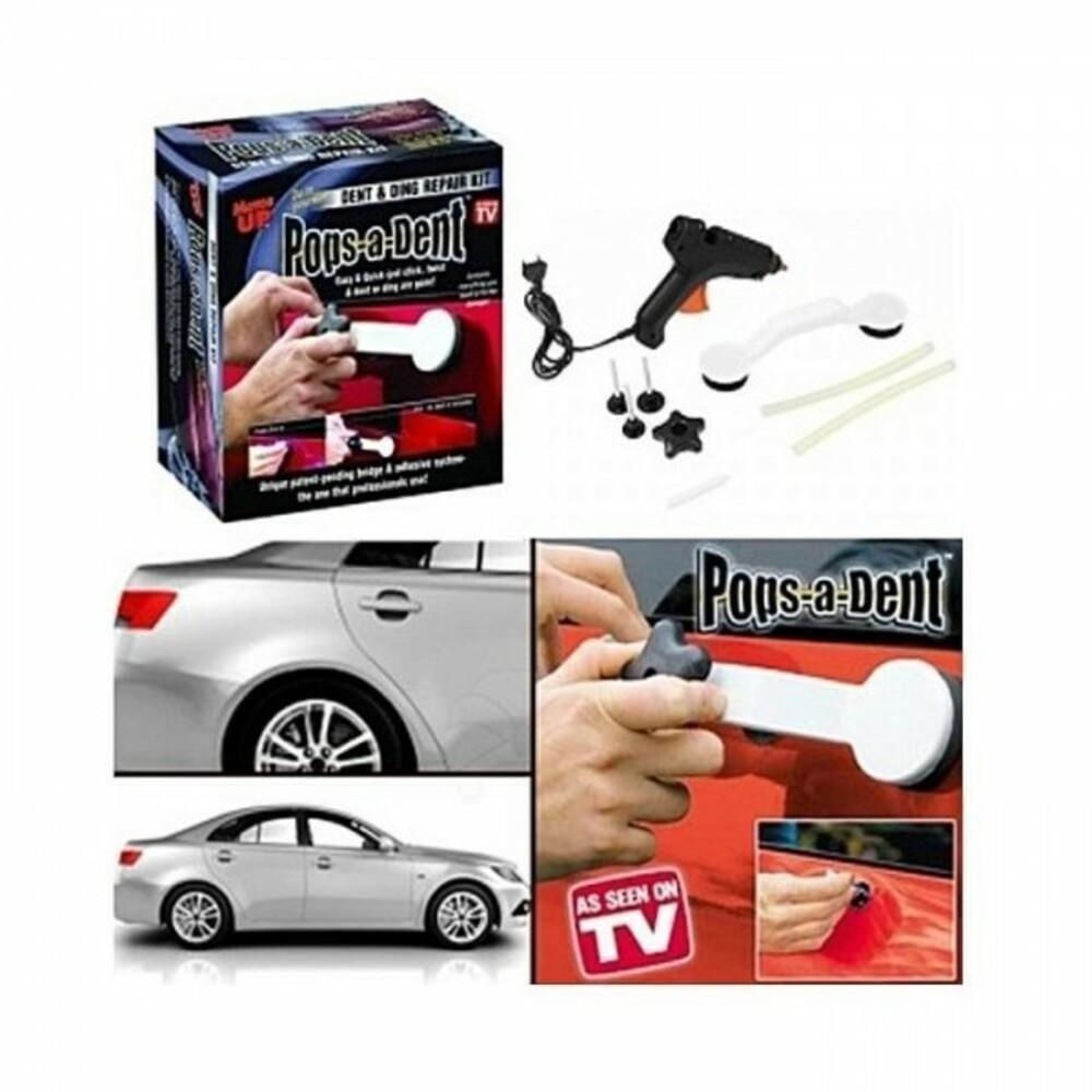 Kit Desamassador Reparador De Lataria Carro Martelinho De Ouro Funilaria Repuxo Ventosa Com Aplicador De Cola