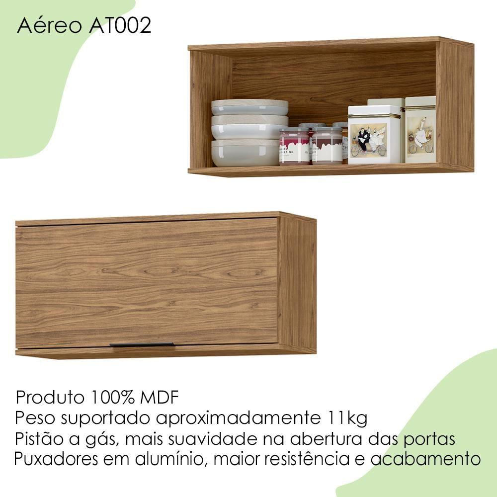 Armario Aereo Basculante Mdf 80 Cm Tosc At002 Freijo Freijo Mxm Freijo Freijo