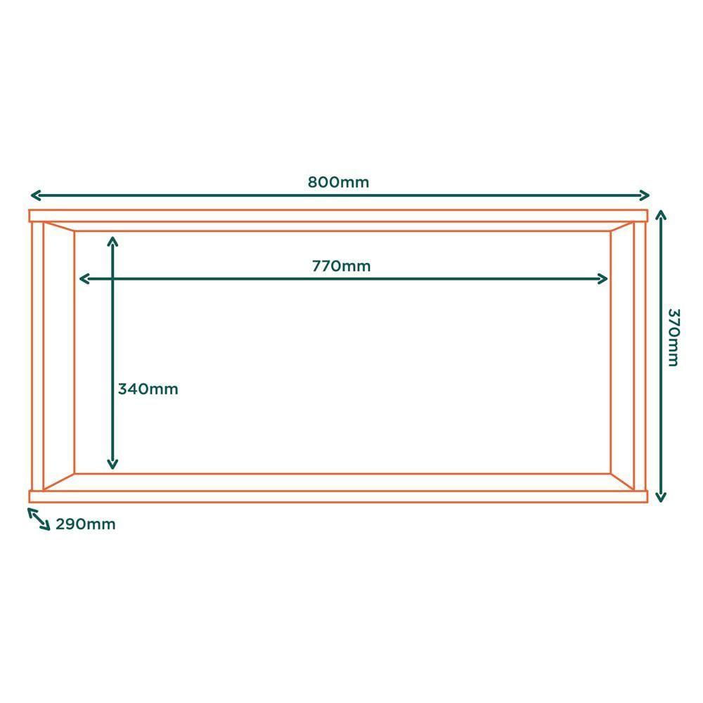 Armario Aereo Basculante Mdf 80 Cm Tosc At002 Freijo Freijo Mxm Freijo Freijo