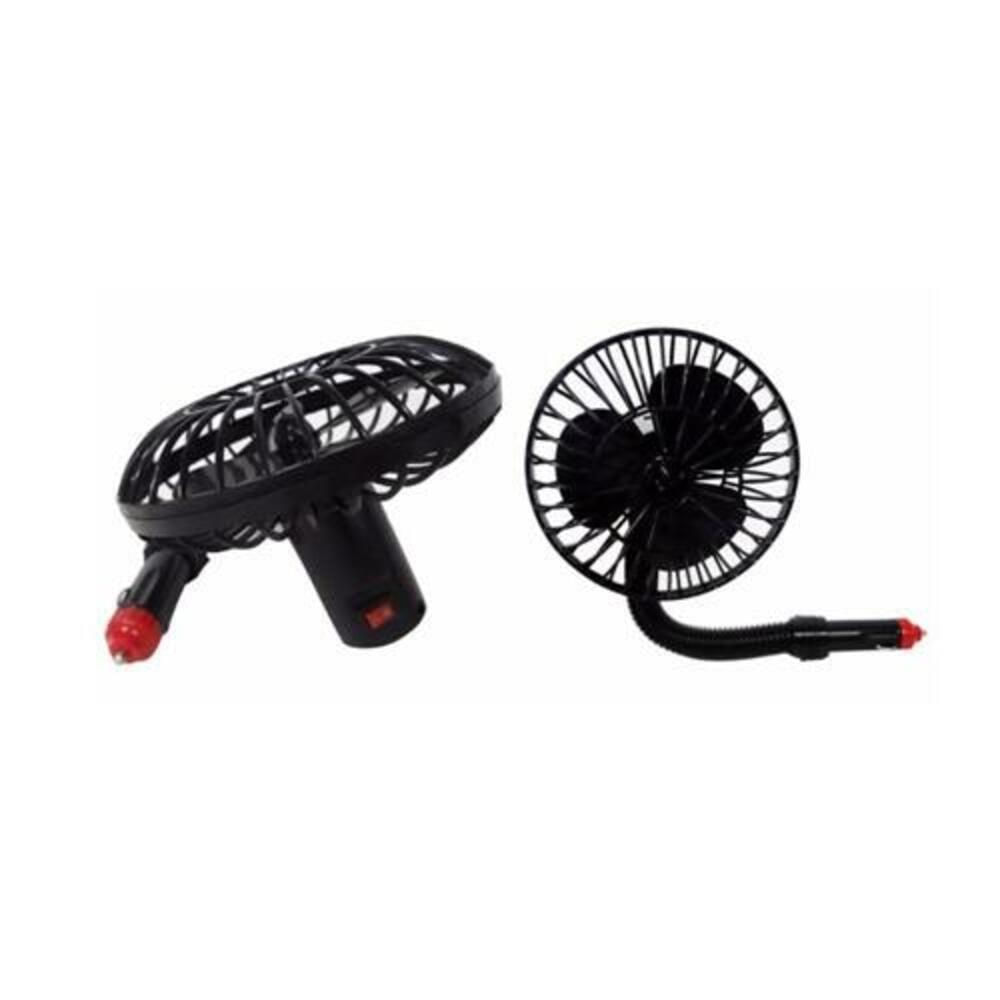 Mini Ventilador Veicular Automotivo Com Haste Flexivel 12v Carro Caminhão E Onibus