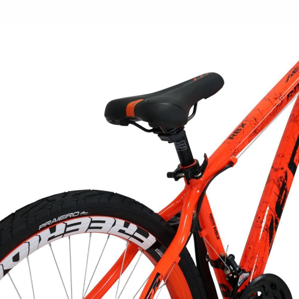 Bicicleta Aero Rbx Aro 26 Quadro Alumínio Freio A Disco Laranja Neon