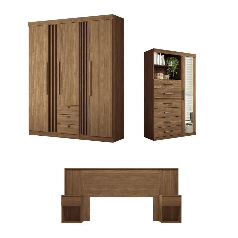 Conjunto Quarto Completo Pequim Jatoba