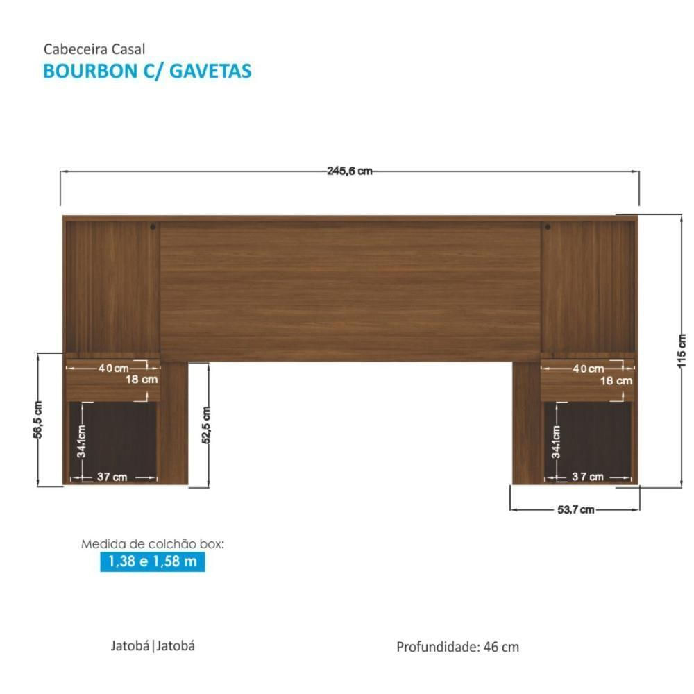 Conjunto Quarto Completo Pequim Jatoba