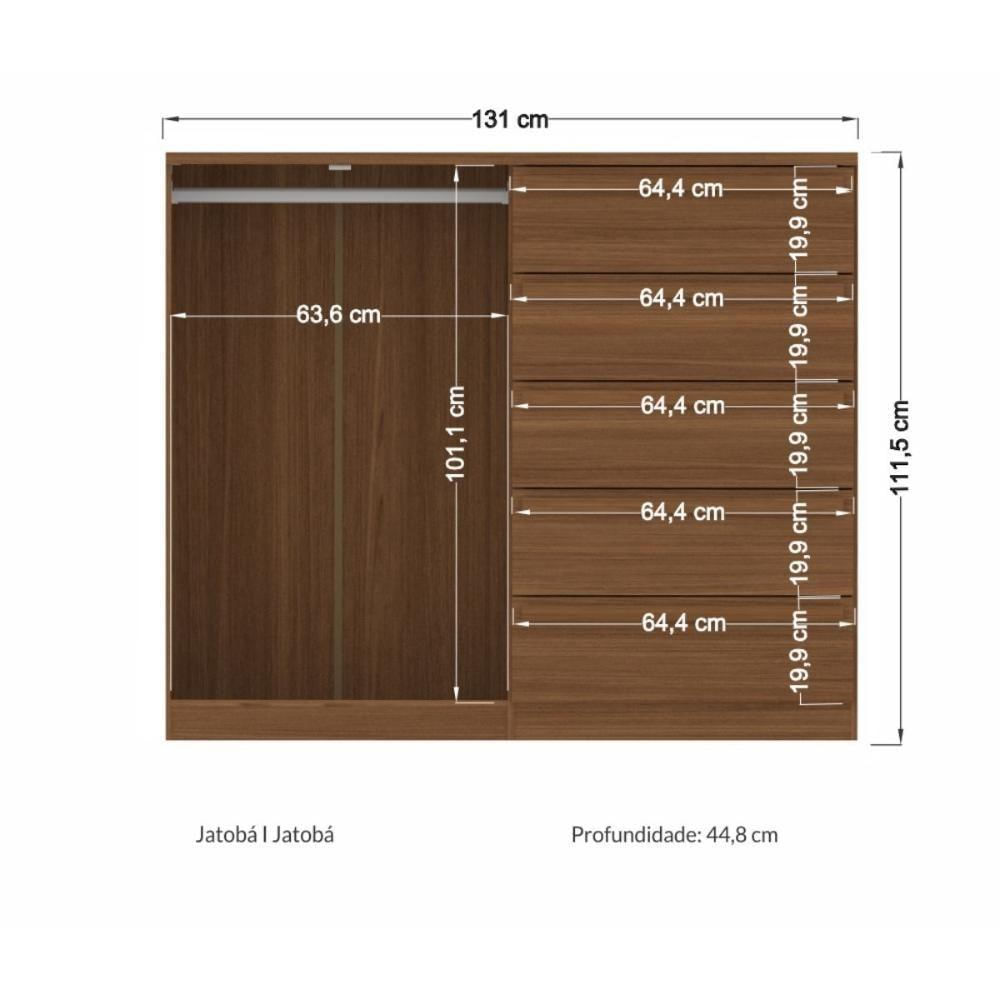 Conjunto Quarto Completo Istambul Jatoba Grafite