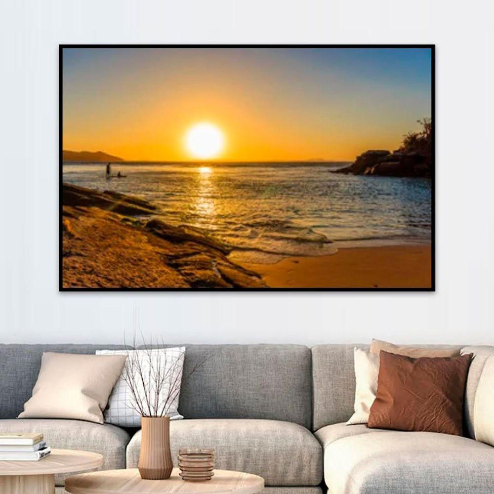 Quadro Decorativo Paisagem Praia (100x70cm)