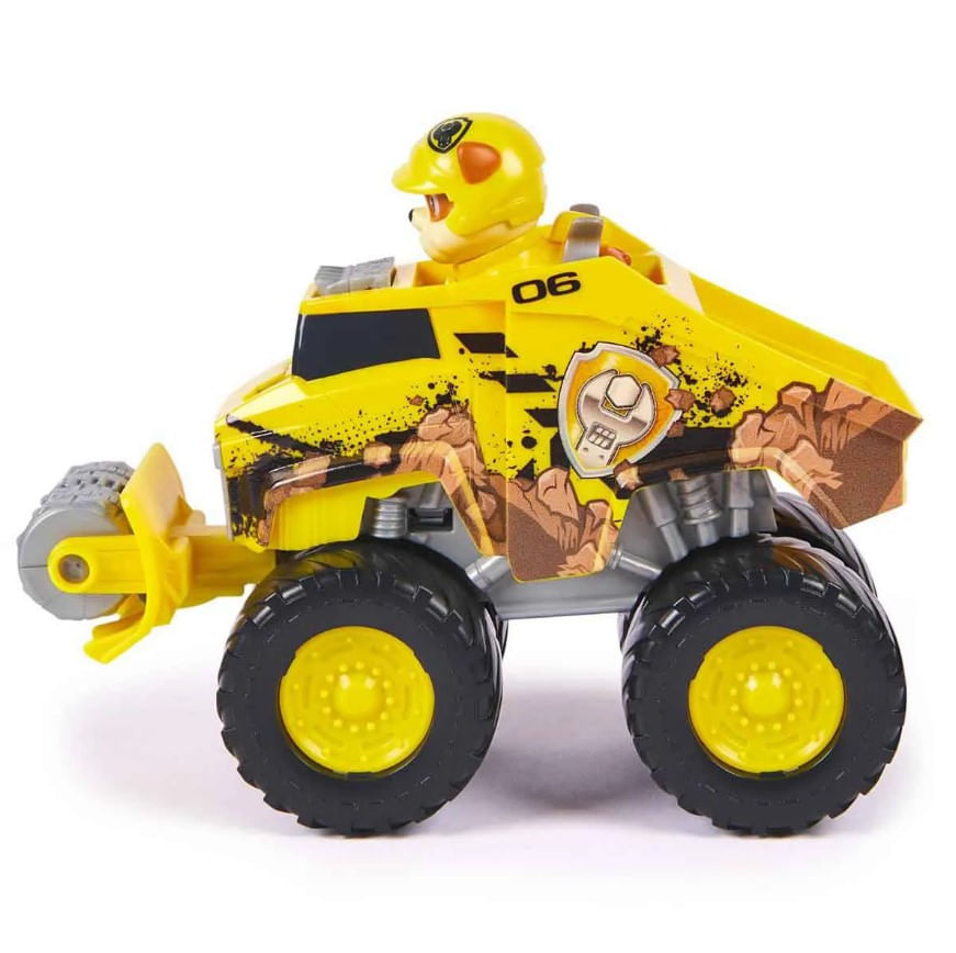 Patrulha Canina Carrinho Wheels Rubble com Boneco Sunny 3589